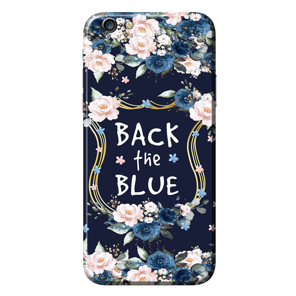 Étui de téléphone pour policier (insigne bleu) 062021