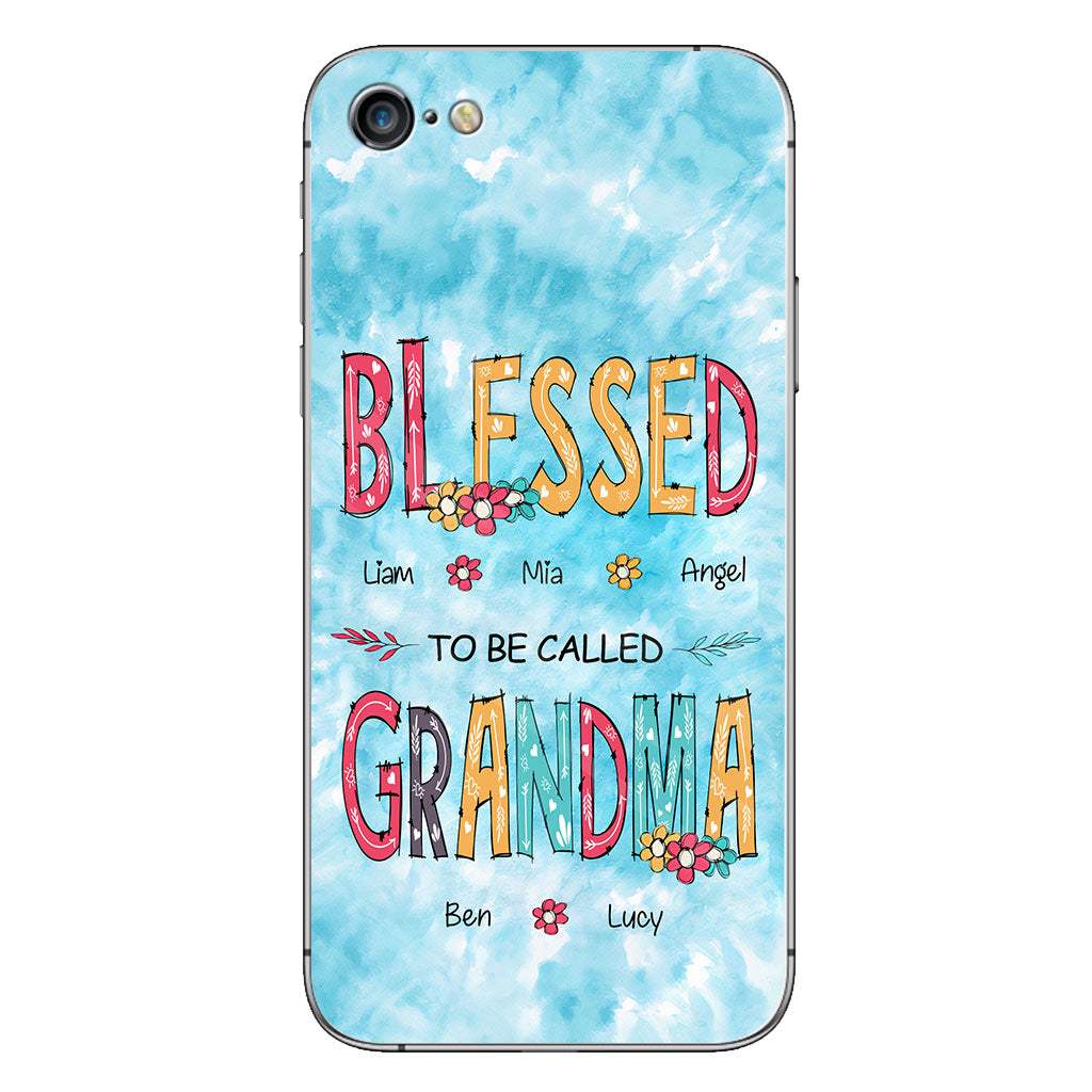 Heureuse d'être appelée grand-mère - Coque de téléphone personnalisée pour grand-mère