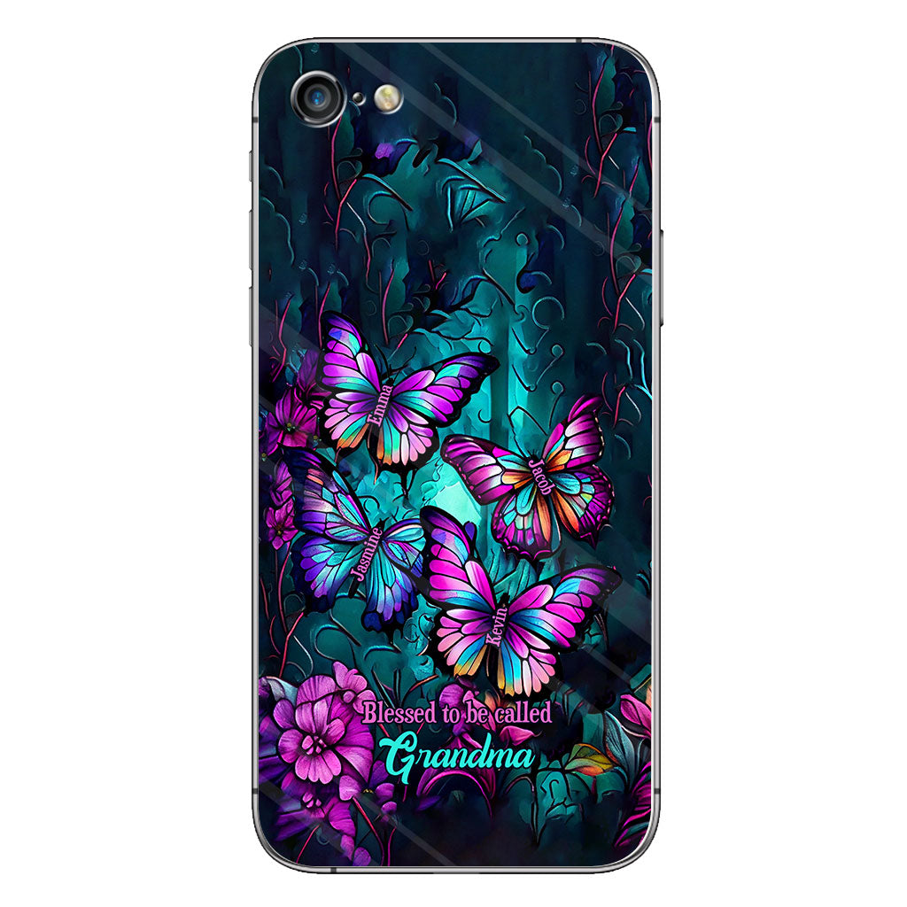 Coque de téléphone personnalisée « Papillons de grand-mère »