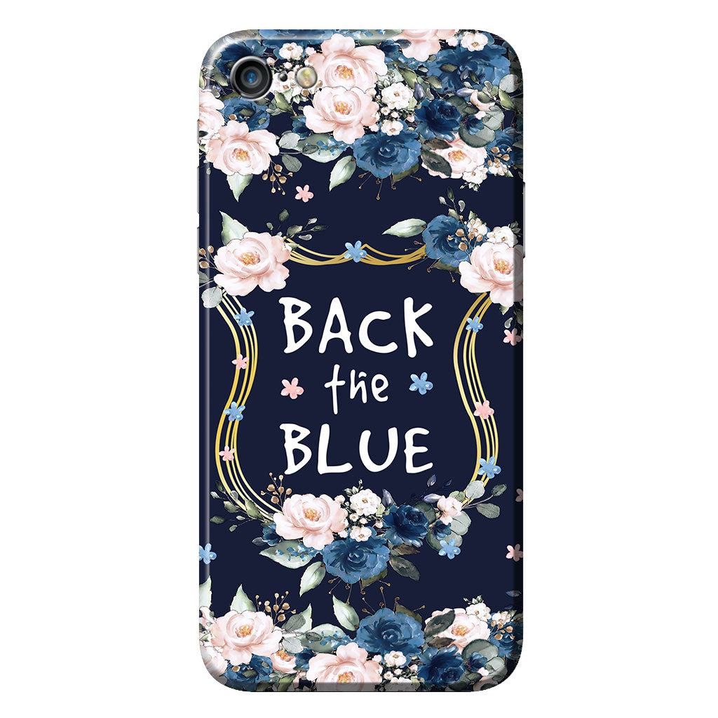 Étui de téléphone pour policier (insigne bleu) 062021