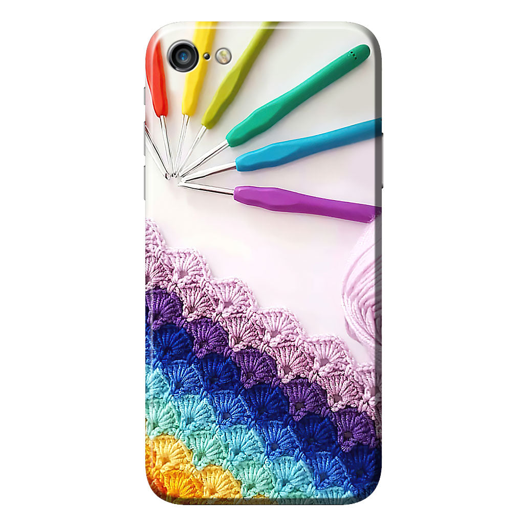 Coque de téléphone imprimée avec motif tricot 3D 062021
