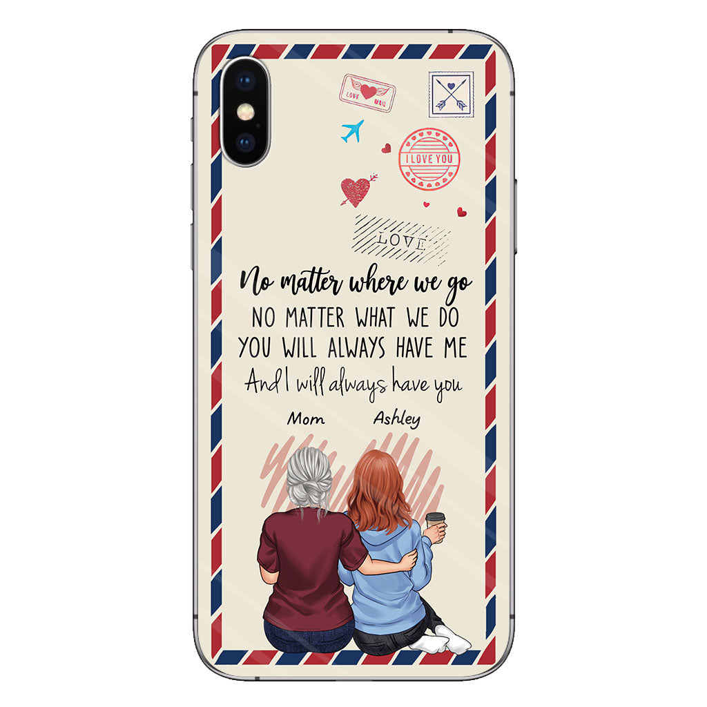Coque de téléphone personnalisée mère et fille