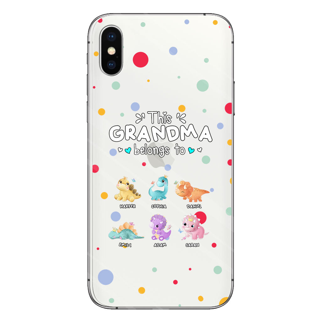 Cette coque de téléphone transparente personnalisée est à la disposition de mamie, tante, oncle, papi, maman, papa. Cadeau idéal pour grand-mère, tante, oncle, maman, papa.