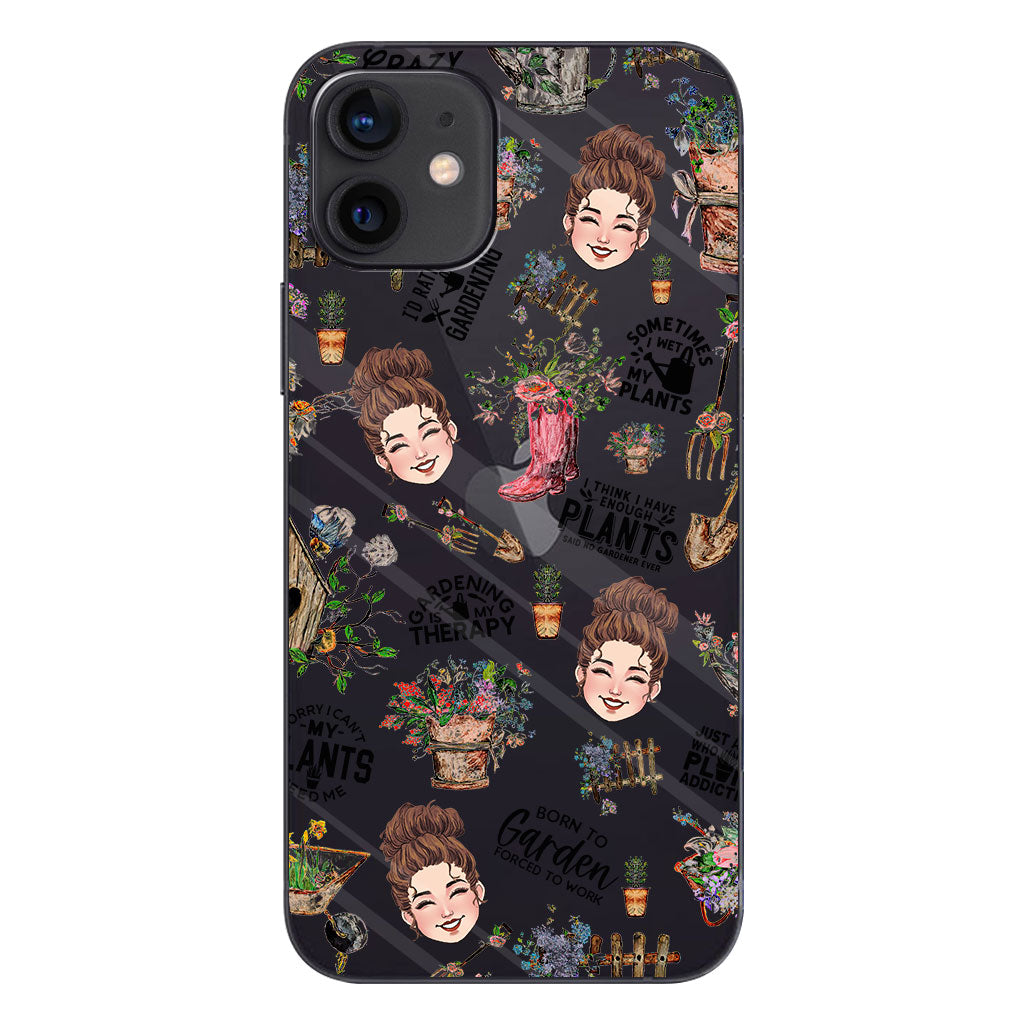 I Did Gardening Since Birth - Personalized Gardening Clear Phone Case