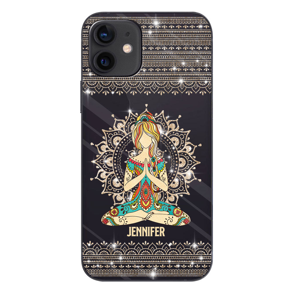 Let That S Go - Personalized Yoga Clear Phone Case