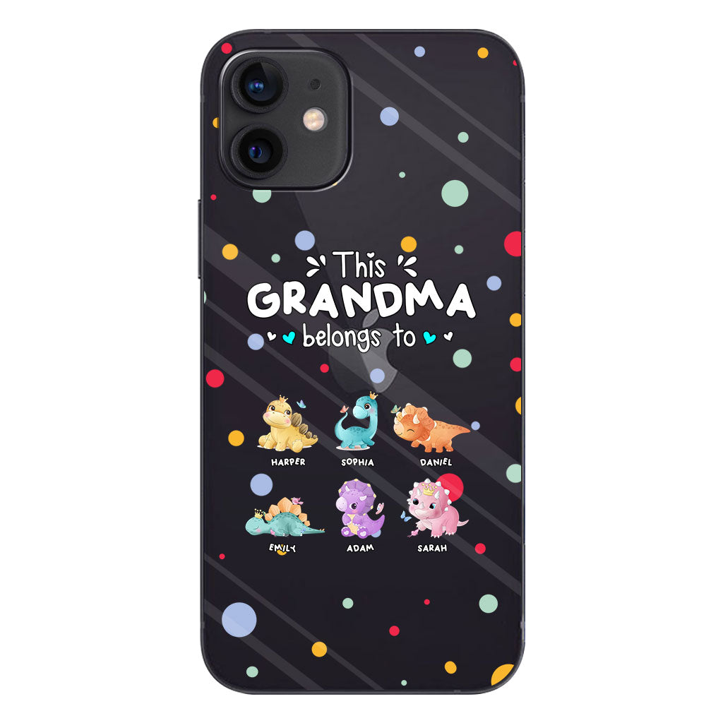 Cette coque de téléphone transparente personnalisée est à la disposition de mamie, tante, oncle, papi, maman, papa. Cadeau idéal pour grand-mère, tante, oncle, maman, papa.