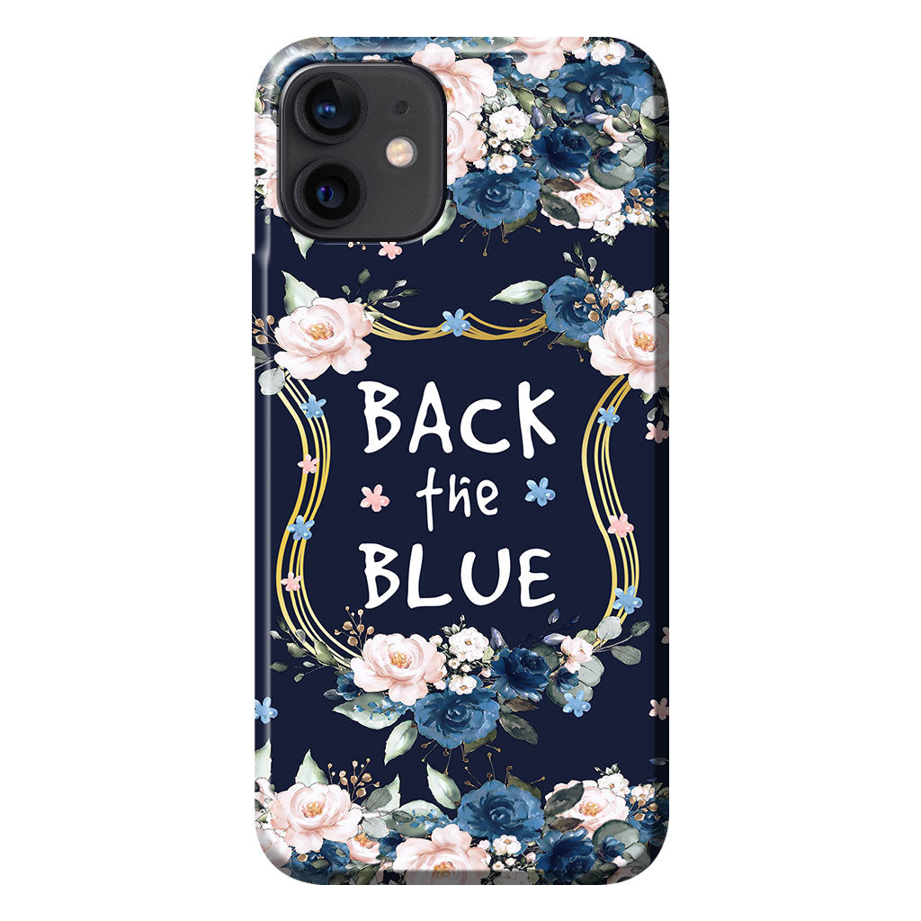 Étui de téléphone pour policier (insigne bleu) 062021