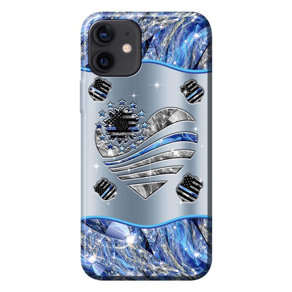 Supporting The Paws - Police Officer Personalized  Phone Case