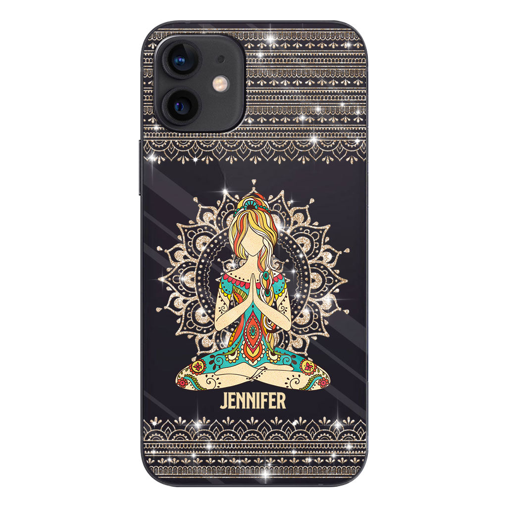 Let That S Go - Personalized Yoga Clear Phone Case