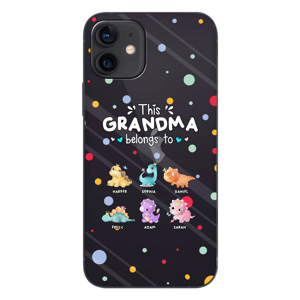 Cette coque de téléphone transparente personnalisée est à la disposition de mamie, tante, oncle, papi, maman, papa. Cadeau idéal pour grand-mère, tante, oncle, maman, papa.