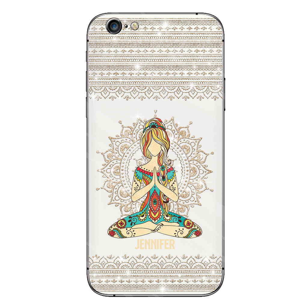 Let That S Go - Personalized Yoga Clear Phone Case