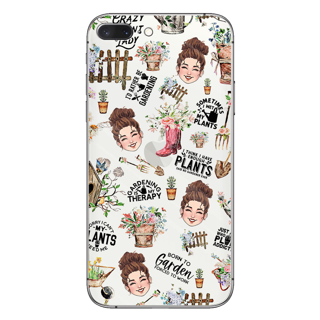 I Did Gardening Since Birth - Personalized Gardening Clear Phone Case