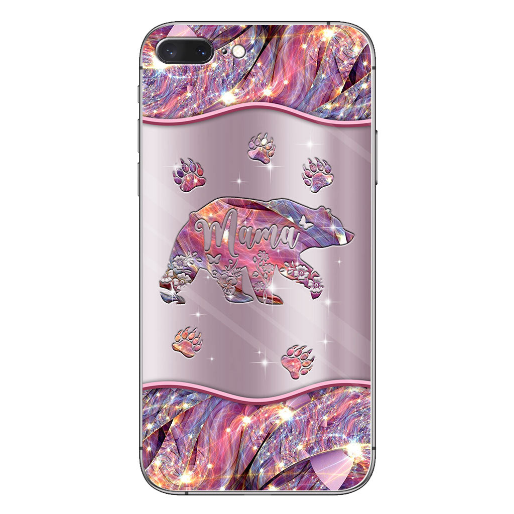 Étui de téléphone personnalisé Maman Ours - Coque pour maman
