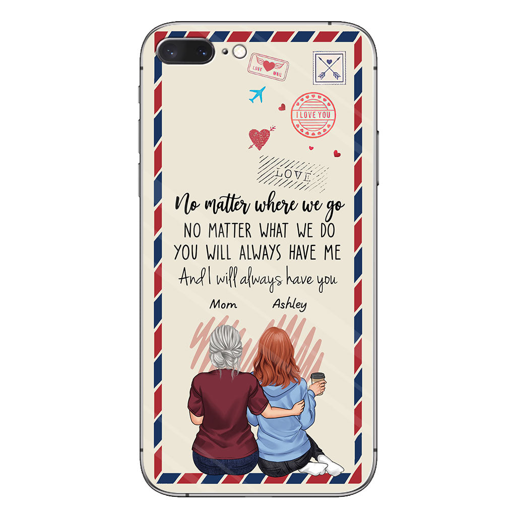 Coque de téléphone personnalisée mère et fille