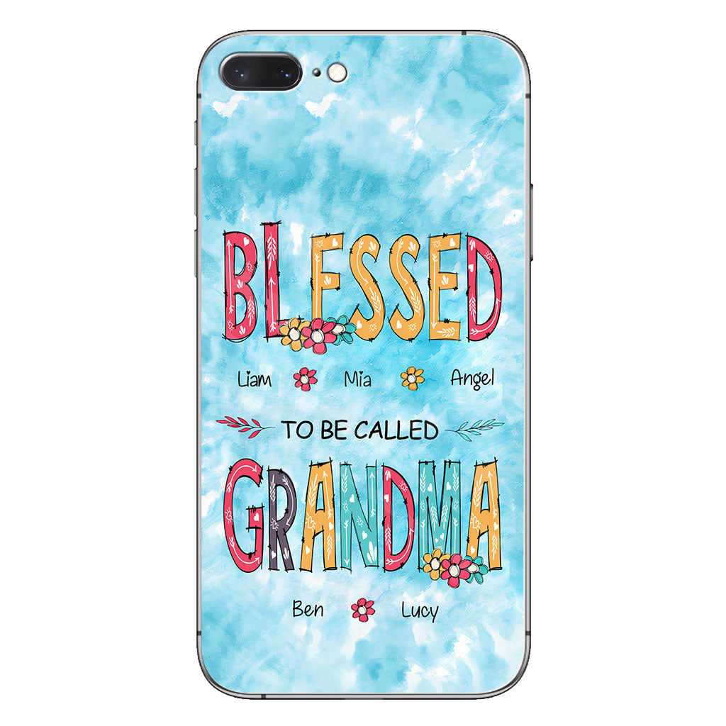 Heureuse d'être appelée grand-mère - Coque de téléphone personnalisée pour grand-mère
