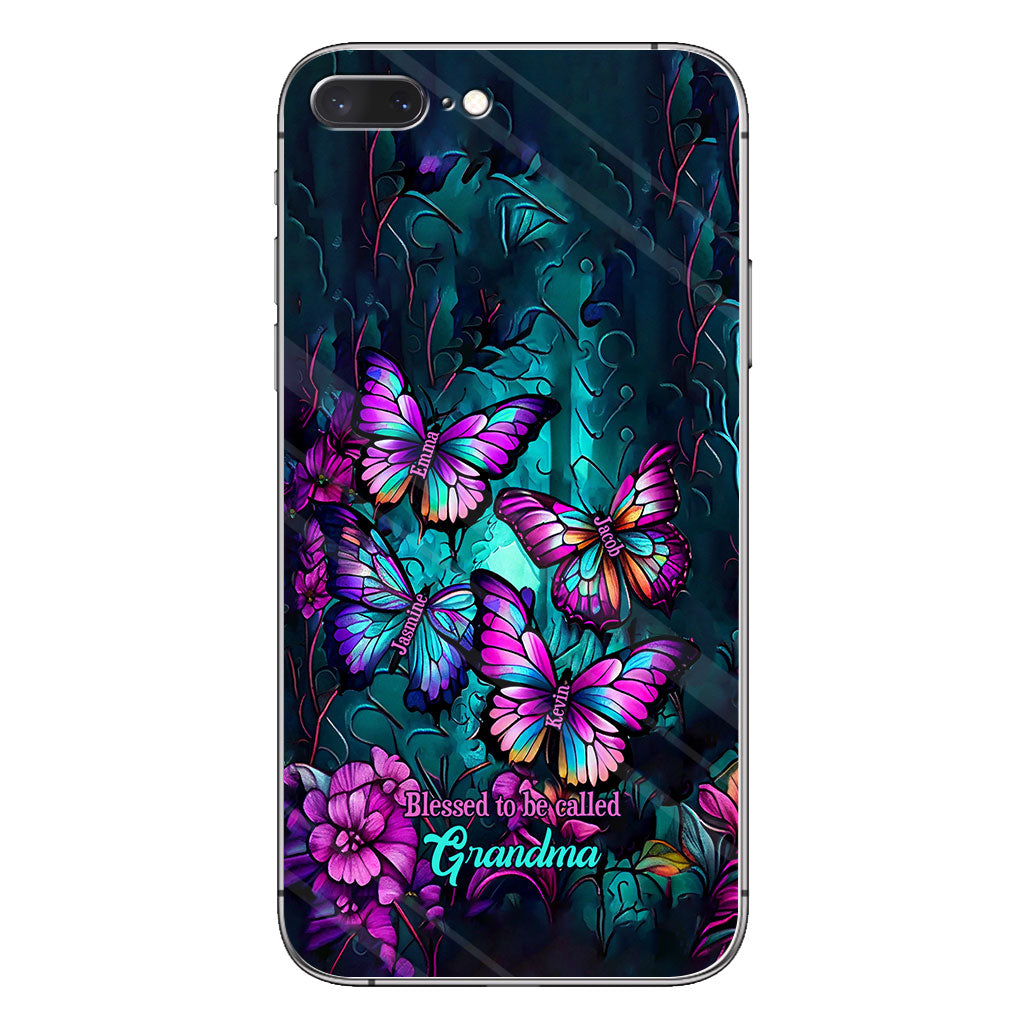 Coque de téléphone personnalisée « Papillons de grand-mère »