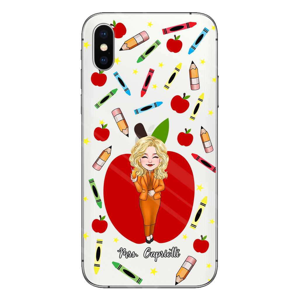 Thank You Teacher - Personalized Teacher Clear Phone Case