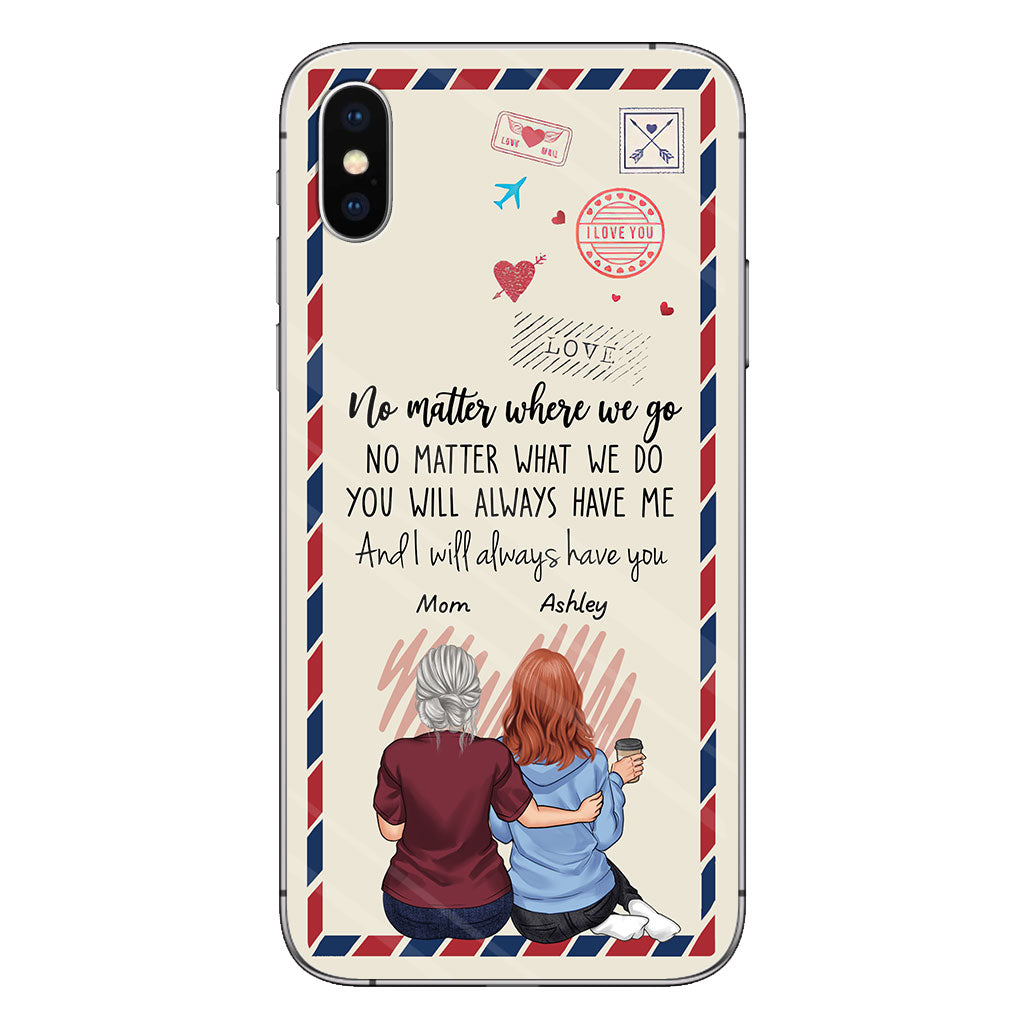 Coque de téléphone personnalisée mère et fille