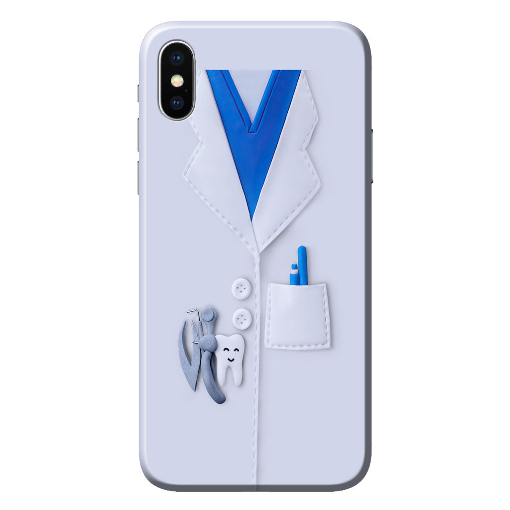 Coque de téléphone personnalisée avec motif dentiste en 3D