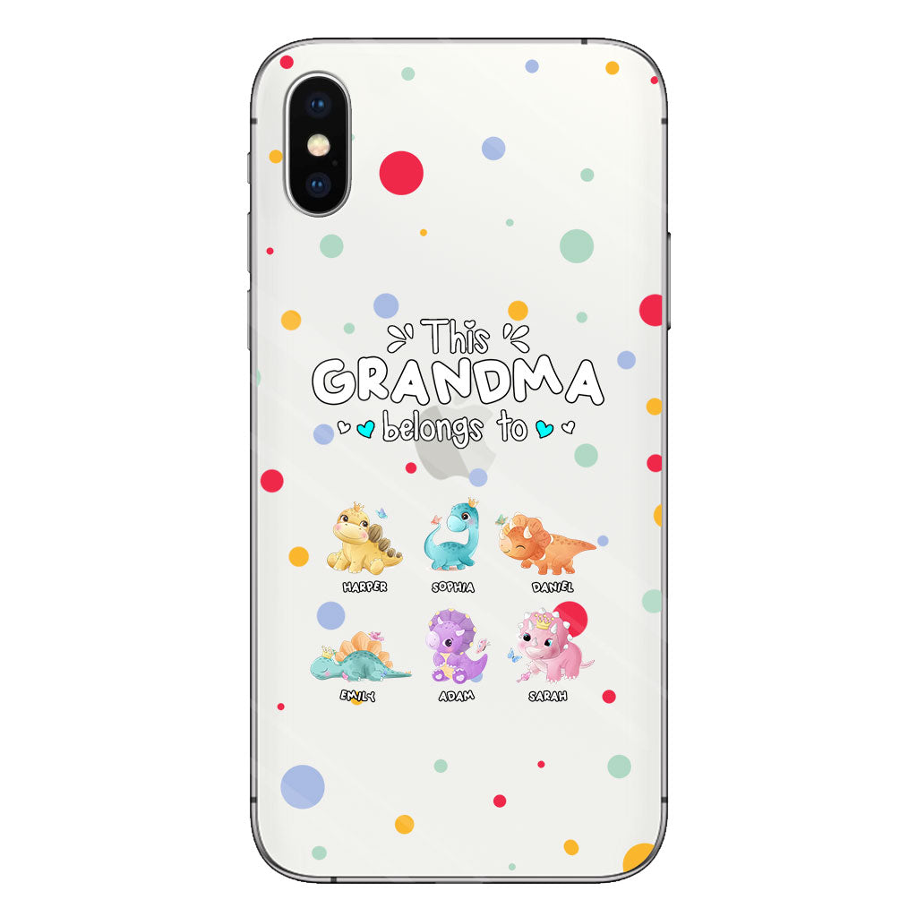 Cette coque de téléphone transparente personnalisée est à la disposition de mamie, tante, oncle, papi, maman, papa. Cadeau idéal pour grand-mère, tante, oncle, maman, papa.
