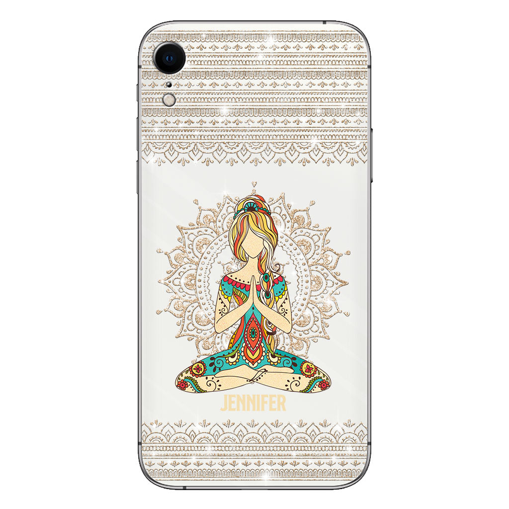 Let That S Go - Personalized Yoga Clear Phone Case