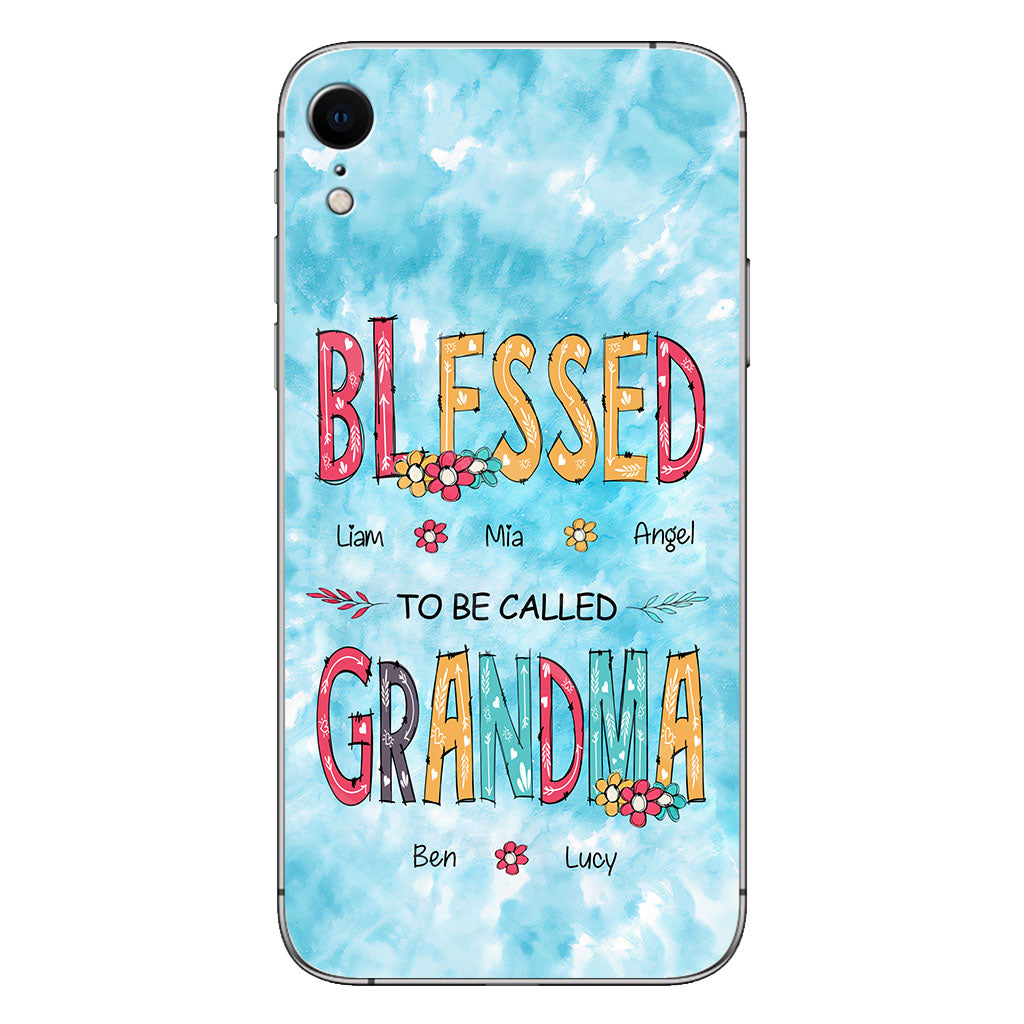 Heureuse d'être appelée grand-mère - Coque de téléphone personnalisée pour grand-mère