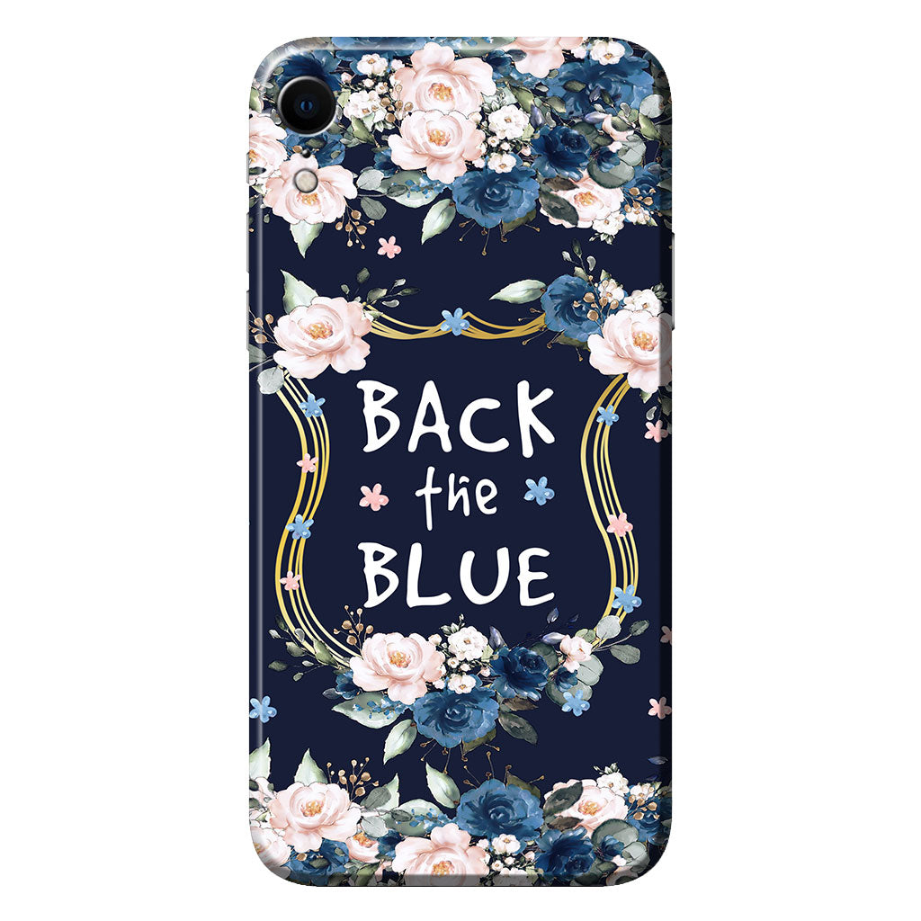 Étui de téléphone pour policier (insigne bleu) 062021