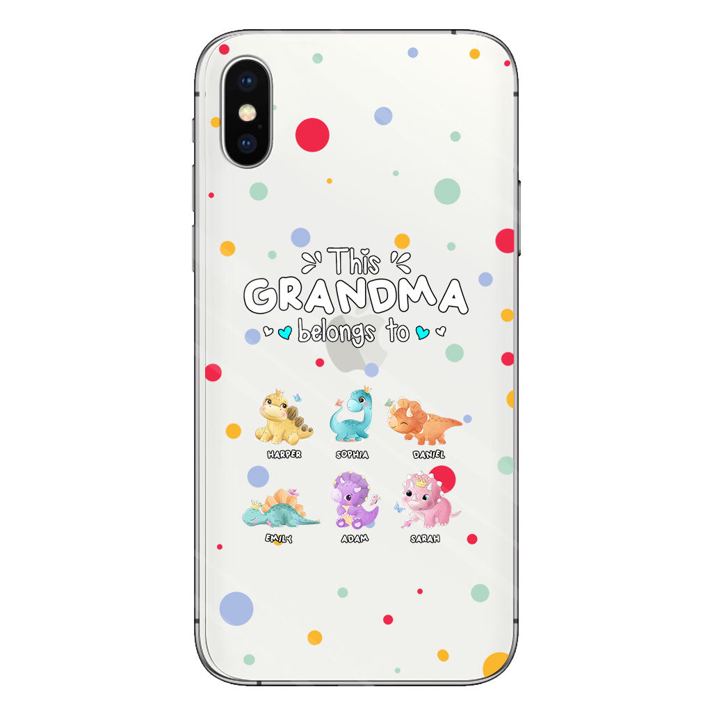 Cette coque de téléphone transparente personnalisée est à la disposition de mamie, tante, oncle, papi, maman, papa. Cadeau idéal pour grand-mère, tante, oncle, maman, papa.