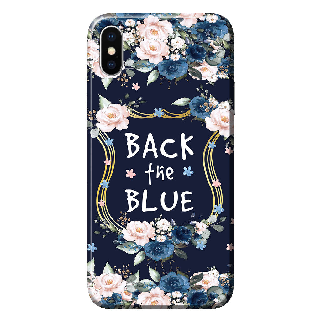 Étui de téléphone pour policier (insigne bleu) 062021