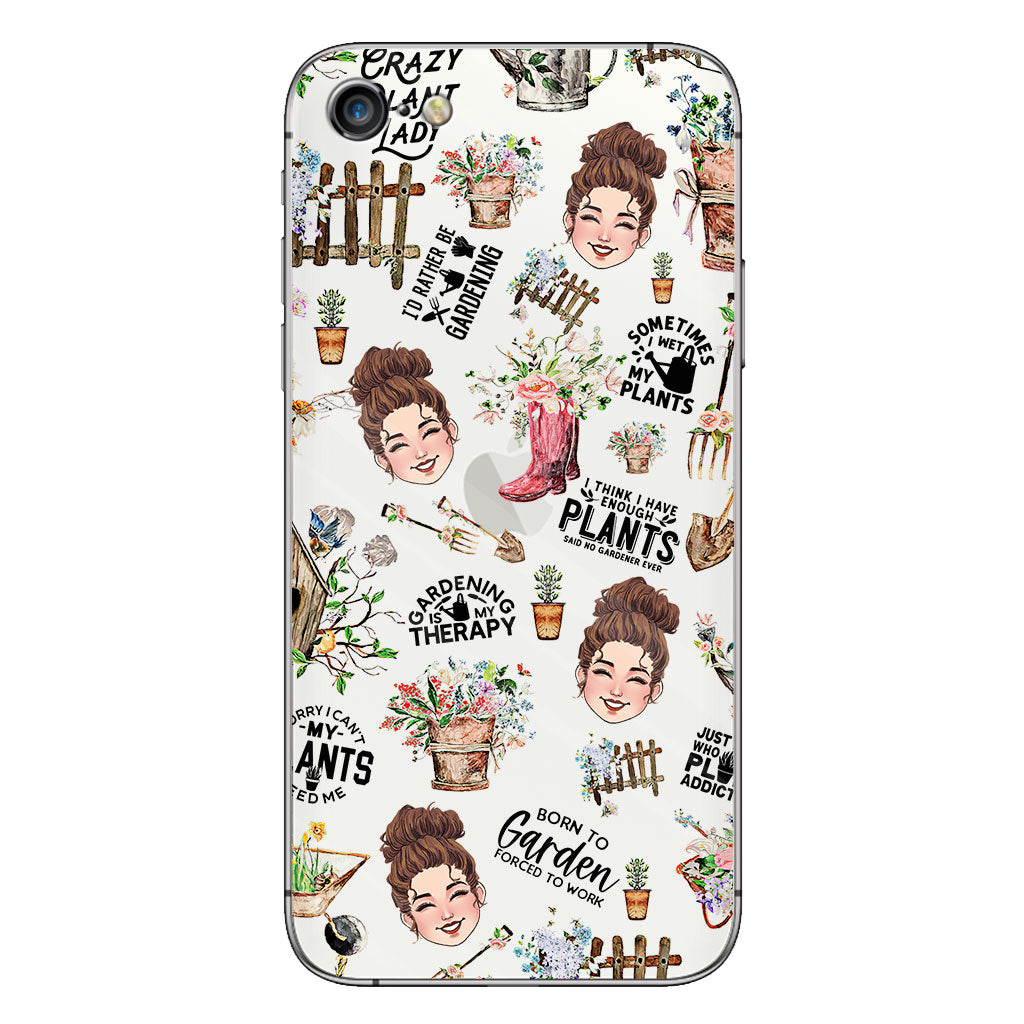 I Did Gardening Since Birth - Personalized Gardening Clear Phone Case