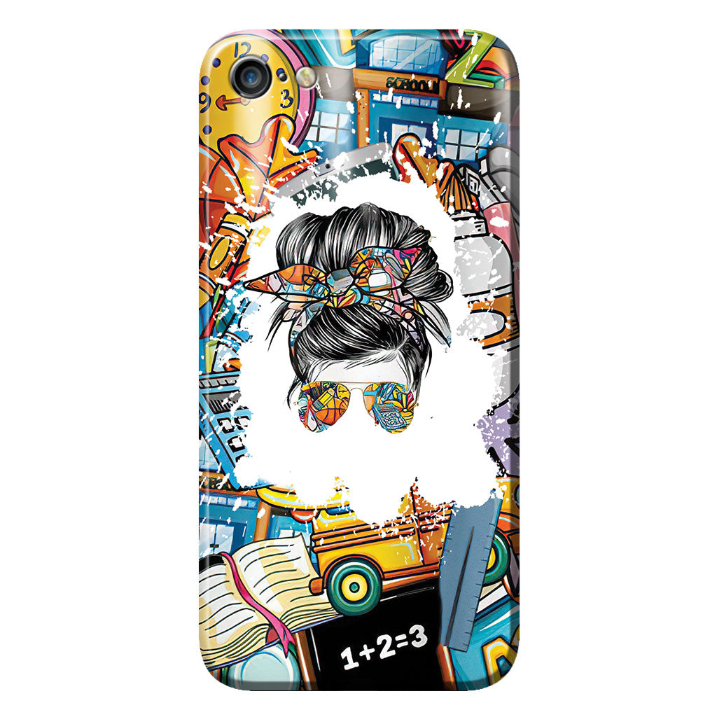 Coque de téléphone personnalisée « Vie d'enseignant »