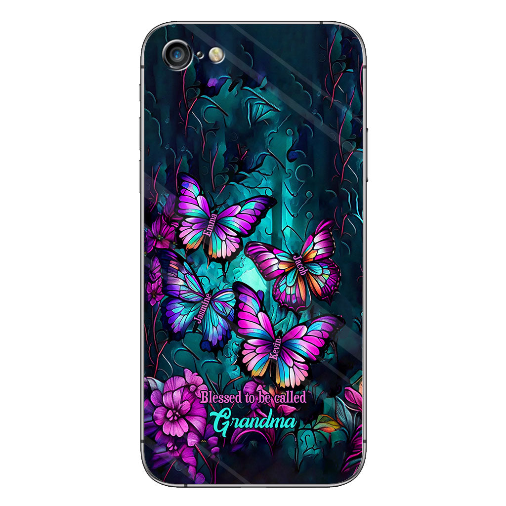 Coque de téléphone personnalisée « Papillons de grand-mère »