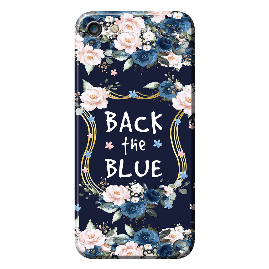 Étui de téléphone pour policier (insigne bleu) 062021