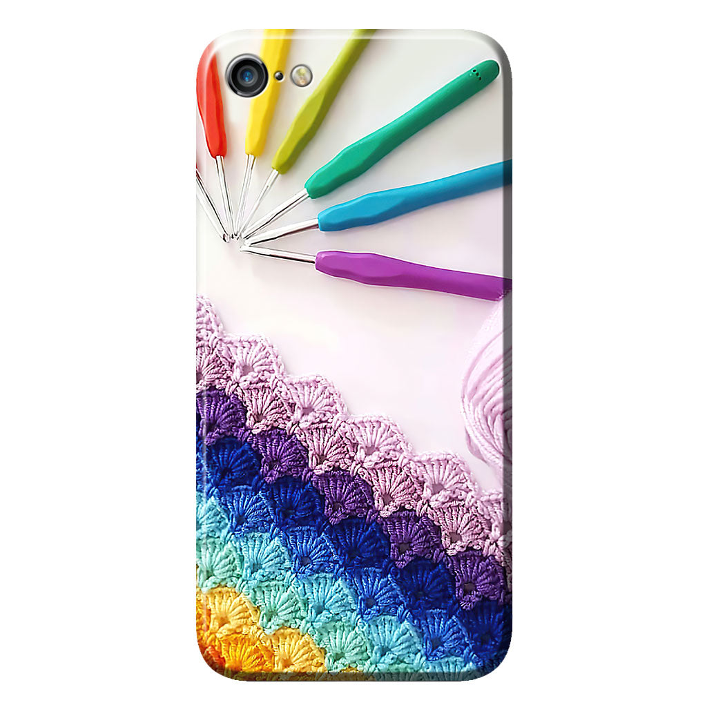 Coque de téléphone imprimée avec motif tricot 3D 062021