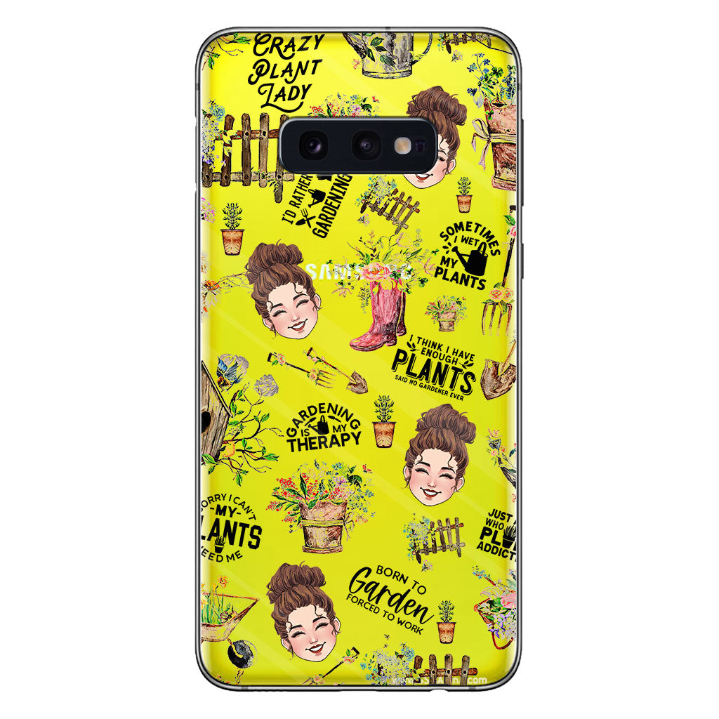 I Did Gardening Since Birth - Personalized Gardening Clear Phone Case