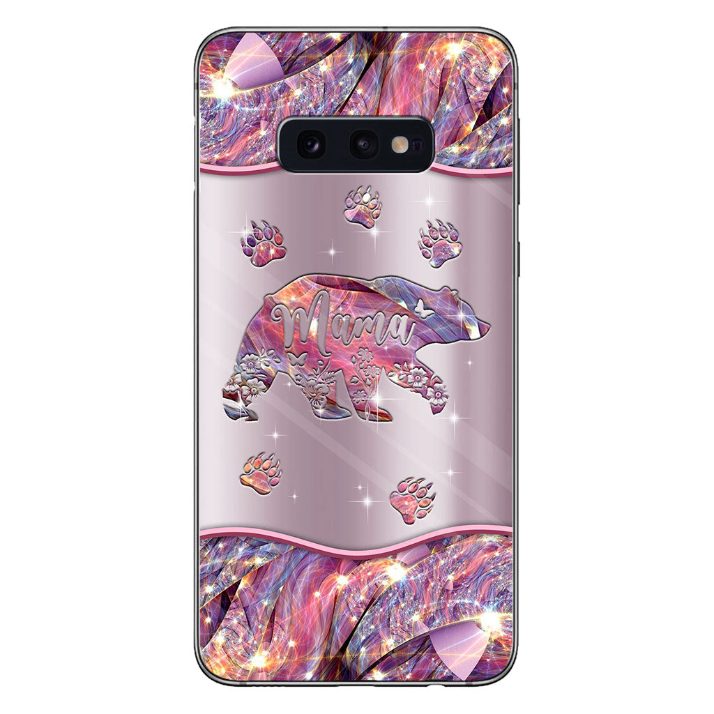 Étui de téléphone personnalisé Maman Ours - Coque pour maman