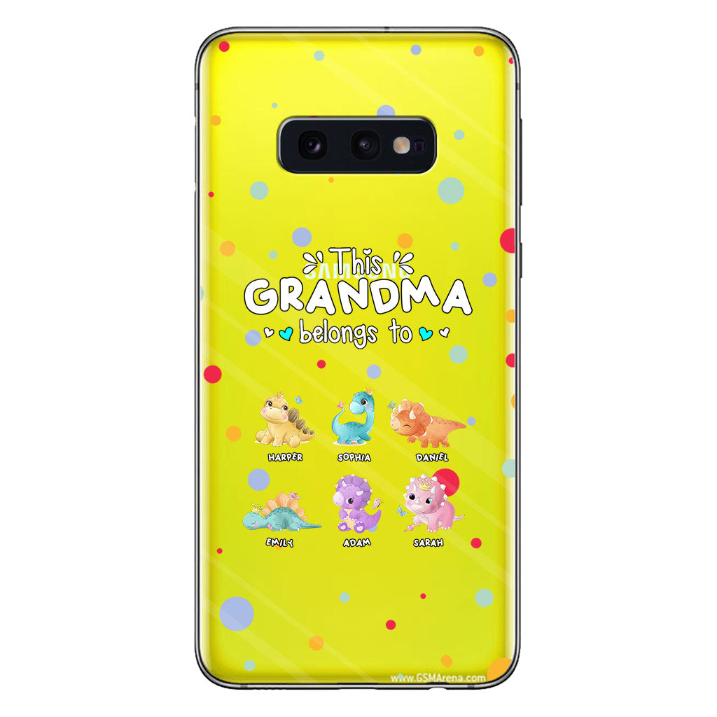 Cette coque de téléphone transparente personnalisée est à la disposition de mamie, tante, oncle, papi, maman, papa. Cadeau idéal pour grand-mère, tante, oncle, maman, papa.
