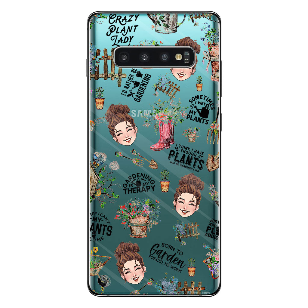 I Did Gardening Since Birth - Personalized Gardening Clear Phone Case