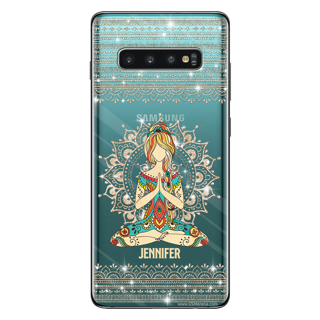 Let That S Go - Personalized Yoga Clear Phone Case
