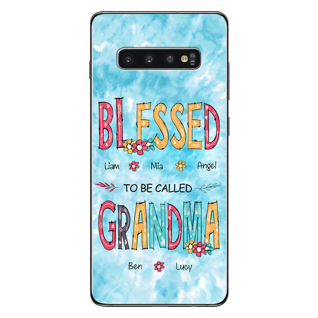 Heureuse d'être appelée grand-mère - Coque de téléphone personnalisée pour grand-mère