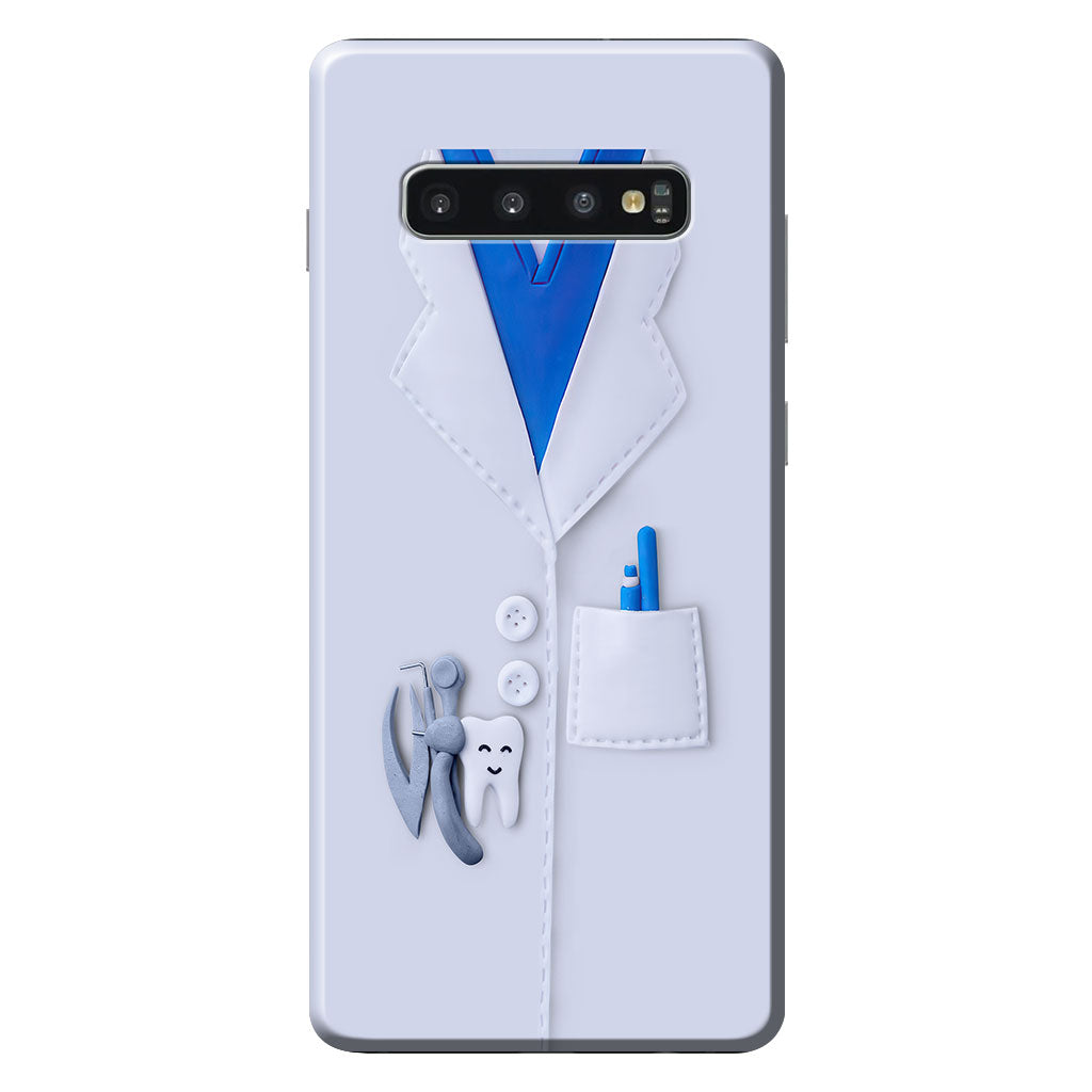 Coque de téléphone personnalisée avec motif dentiste en 3D