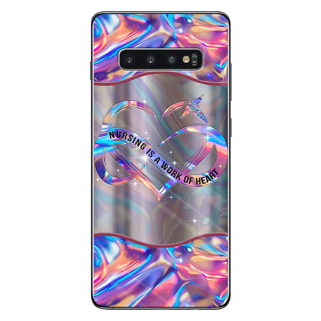 Les soins infirmiers sont un travail de cœur - Coque de téléphone personnalisée
