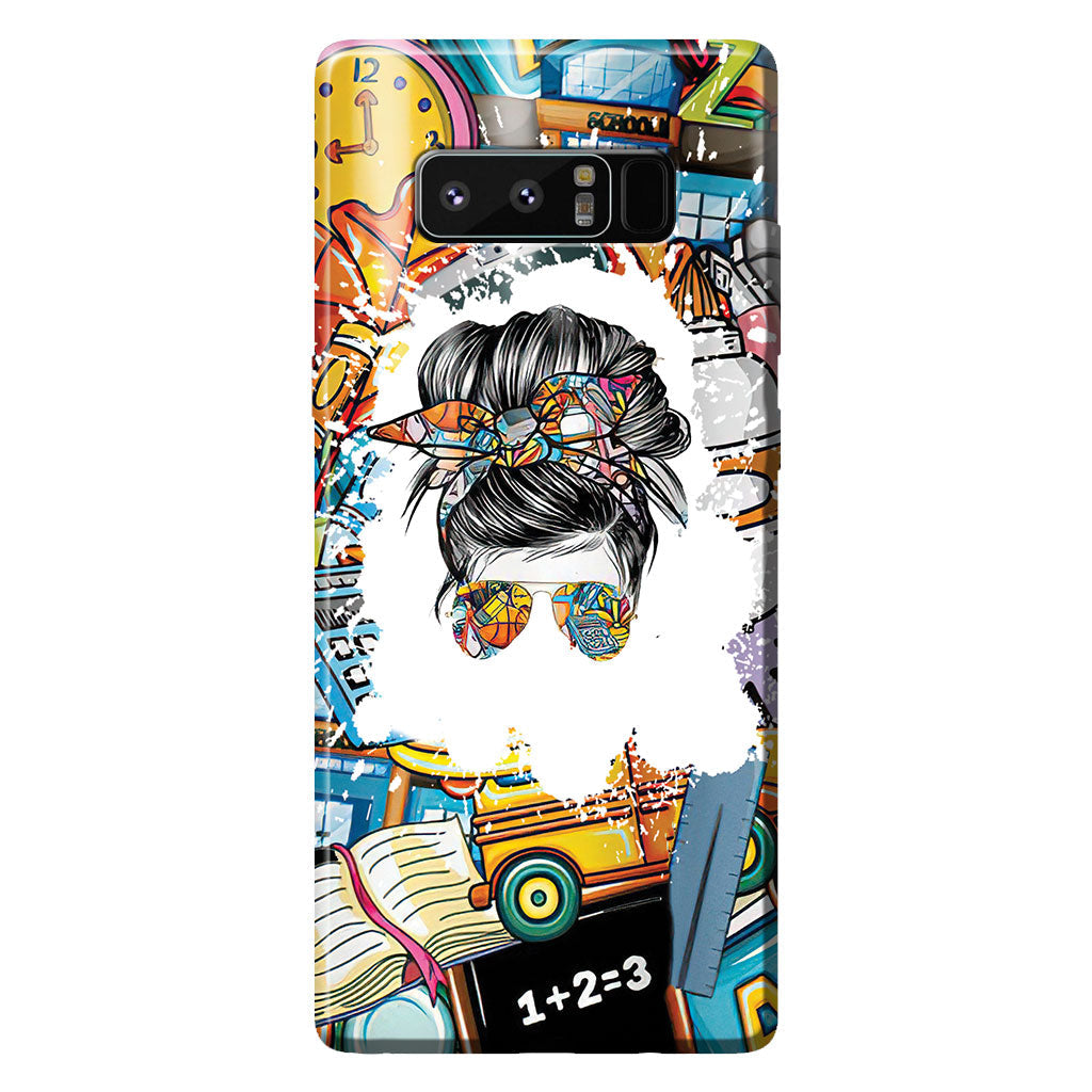 Coque de téléphone personnalisée « Vie d'enseignant »