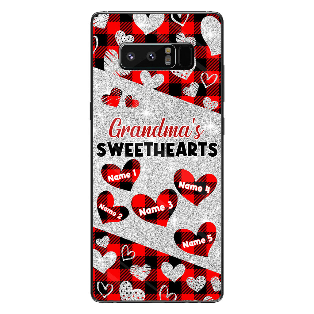 Grandma's Sweethearts - Personalized Valentine Grandma Phone Case