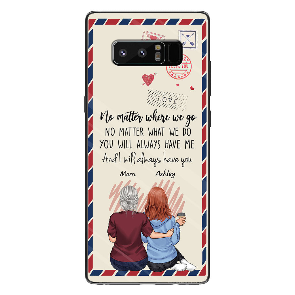 Coque de téléphone personnalisée mère et fille