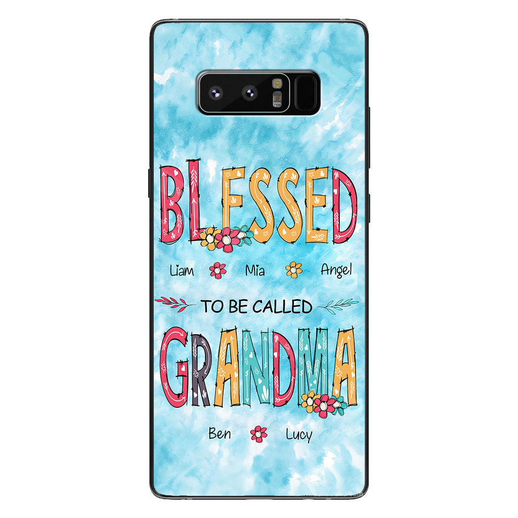 Heureuse d'être appelée grand-mère - Coque de téléphone personnalisée pour grand-mère