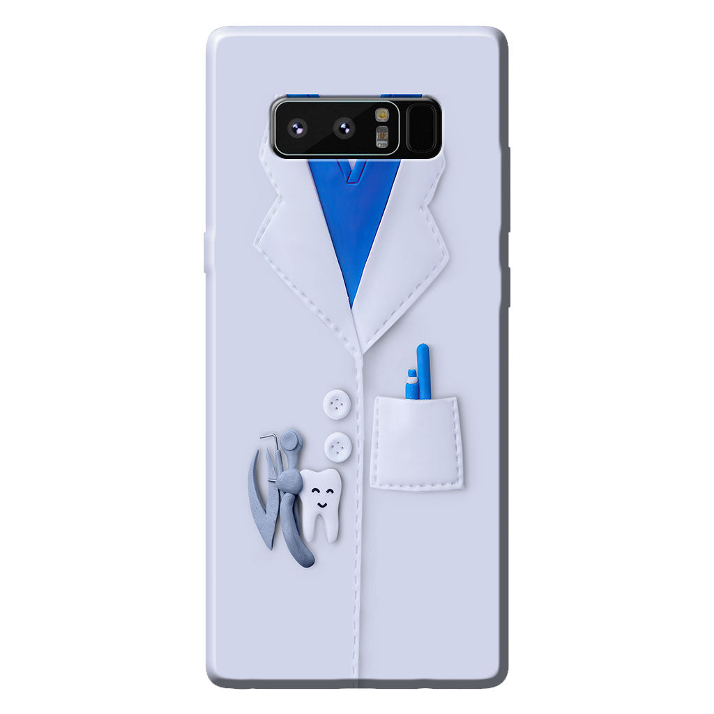 Coque de téléphone personnalisée avec motif dentiste en 3D