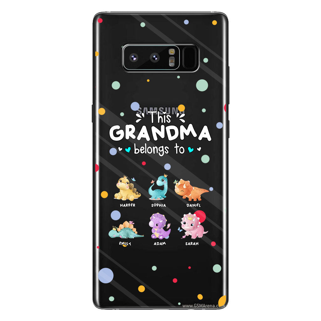 Cette coque de téléphone transparente personnalisée est à la disposition de mamie, tante, oncle, papi, maman, papa. Cadeau idéal pour grand-mère, tante, oncle, maman, papa.