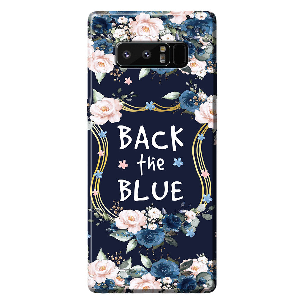 Étui de téléphone pour policier (insigne bleu) 062021