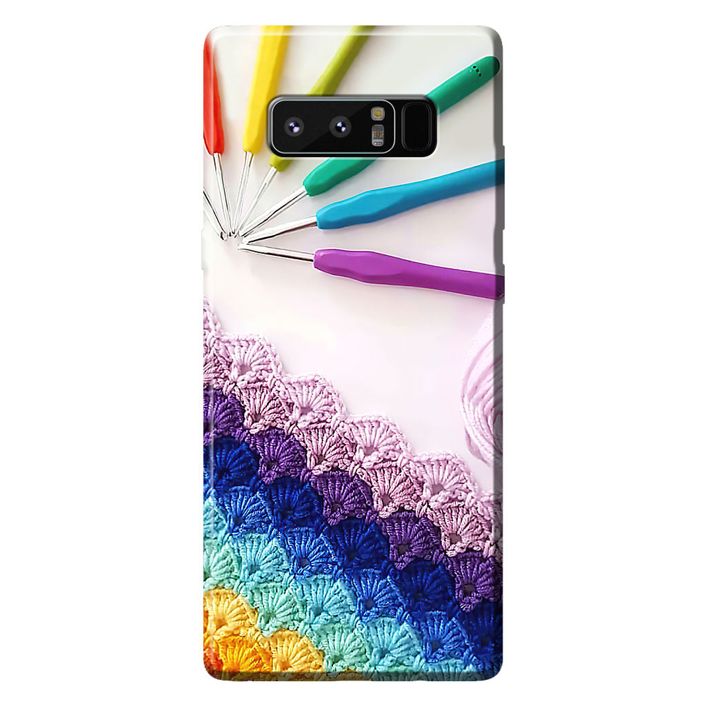 Coque de téléphone imprimée avec motif tricot 3D 062021